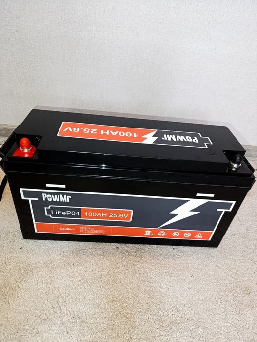PowMr LiFePO4 25.6V 100Ah 2560Wh акумулятор