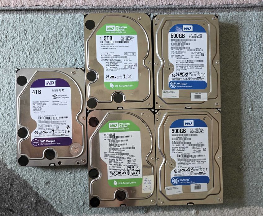 Discos e Discos externos para venda 2.5 e 3.5
