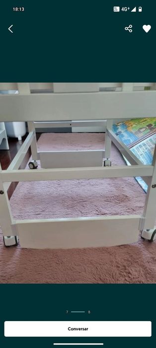 Berço co-sleeping conversível ( Minicuna Allegro 5 em 1)