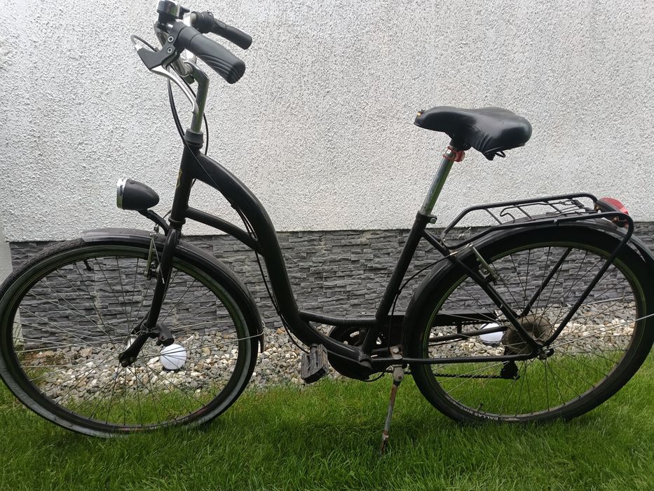 Rower miejski czarny