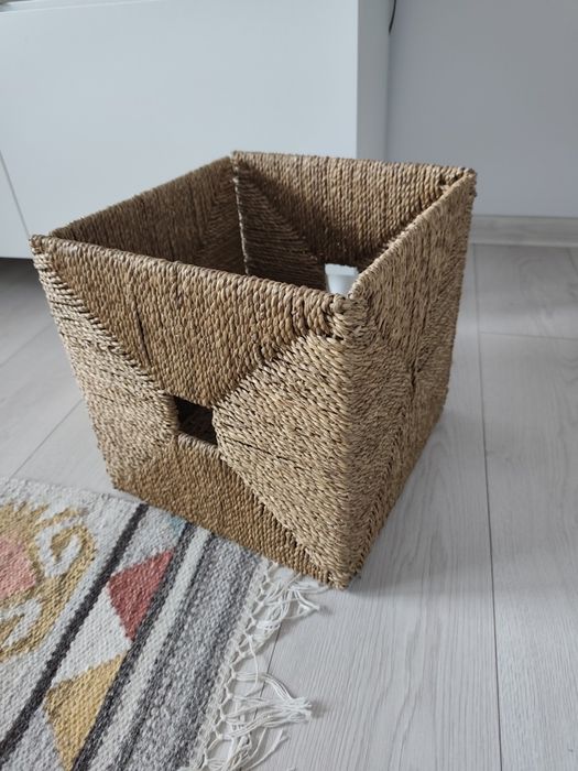 2 kosze Ikea z trawy morskiej