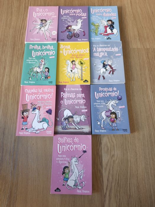 10 Livros da Bia e o Unicórnio