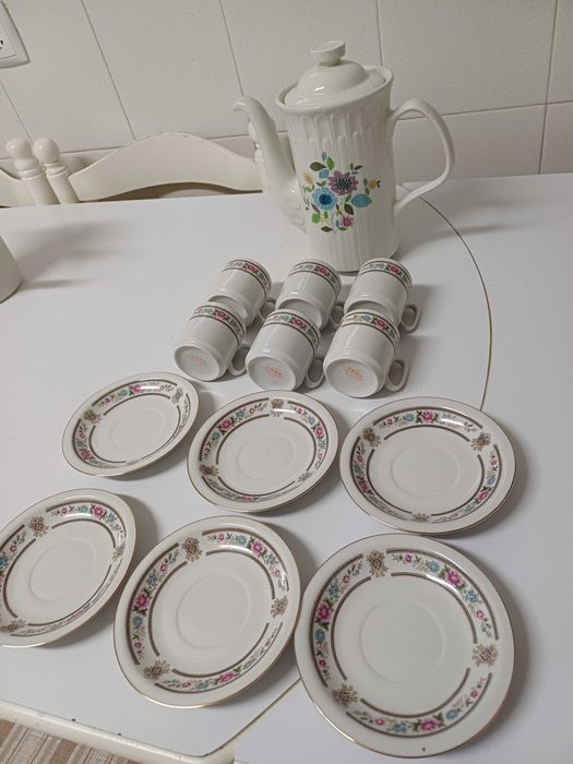 Serviço de chá ou café com bule