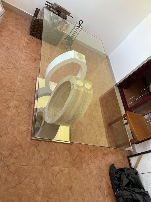 Mesa de vidro nova