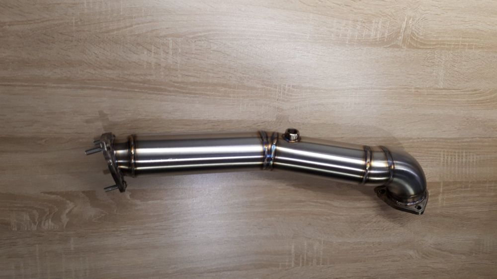 Даунпайп AUDI A6 C6 2.7, 3.0 TDI Downpipe Ауди HEAT SHIELD