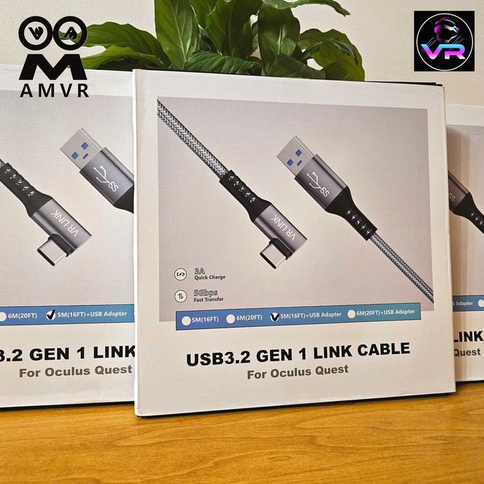 ‼️ Кабель AMVR Link Cable 5m Oculus Quest 2, Meta Quest 3, 3S