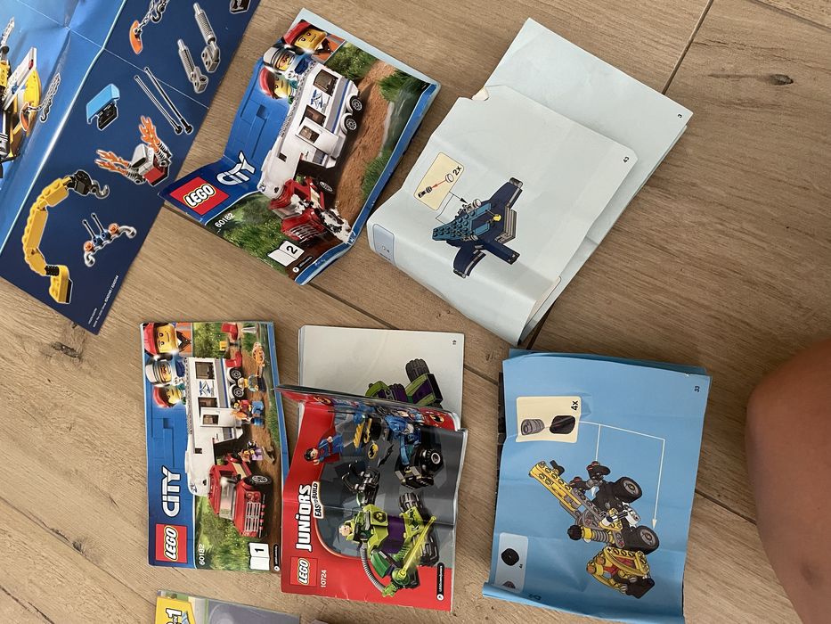 Klocki lego 11 kg i instrukcje