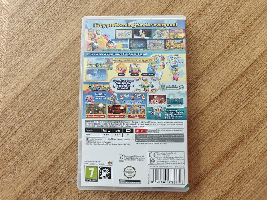 Kirby's Return to the Dream Land Nintendo Switch