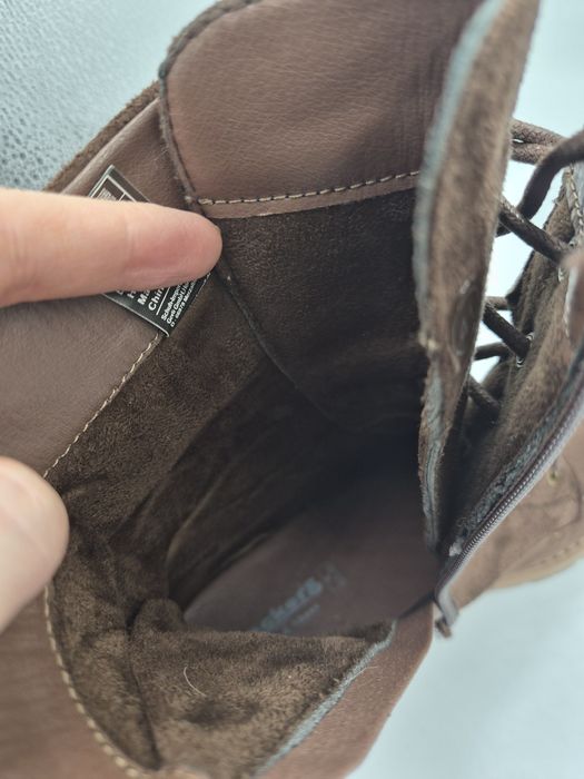 Botki damskie Brązowe Dockers na obcasie 41