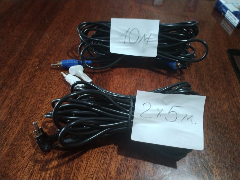 Кабель RCA  to  RCA (5метрів,10метрів)