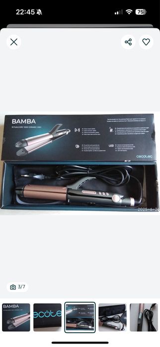 Выпрямитель для волос CECOTEC Bamba RitualCare 1000 Ceramic 2in1