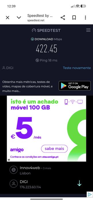 Router 5G ZTE G5B1 desbloqueado