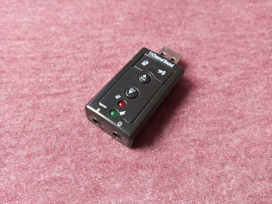 Аудио карта внешняя звуковая адаптер для ПК