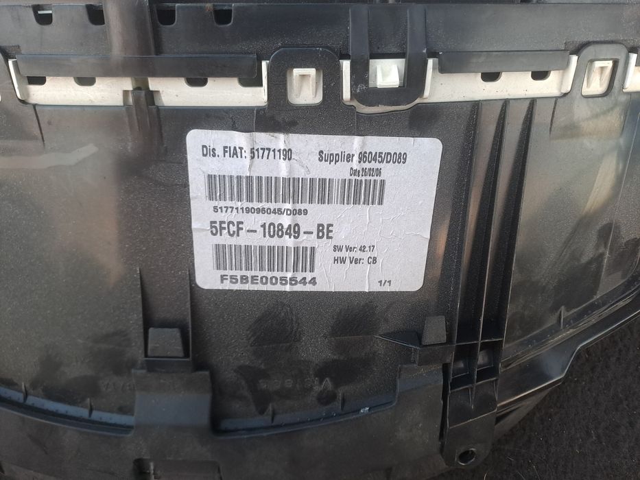 Fiat Stilo 1.9jtd 120km licznik 5FCF10849BE