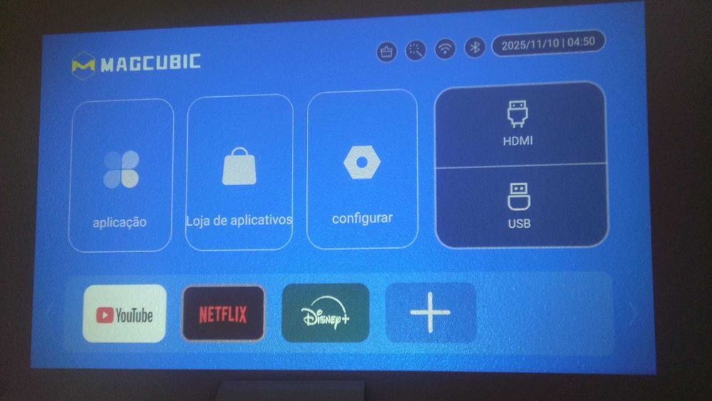 Projetor Magcubic HY350 Max – Full HD | Auto Focus | Novo em Caixa