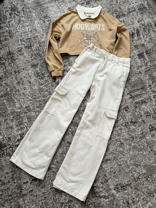 Джинси штани H&M кофта комплект для дівчинки 11-12 років 152 ріст