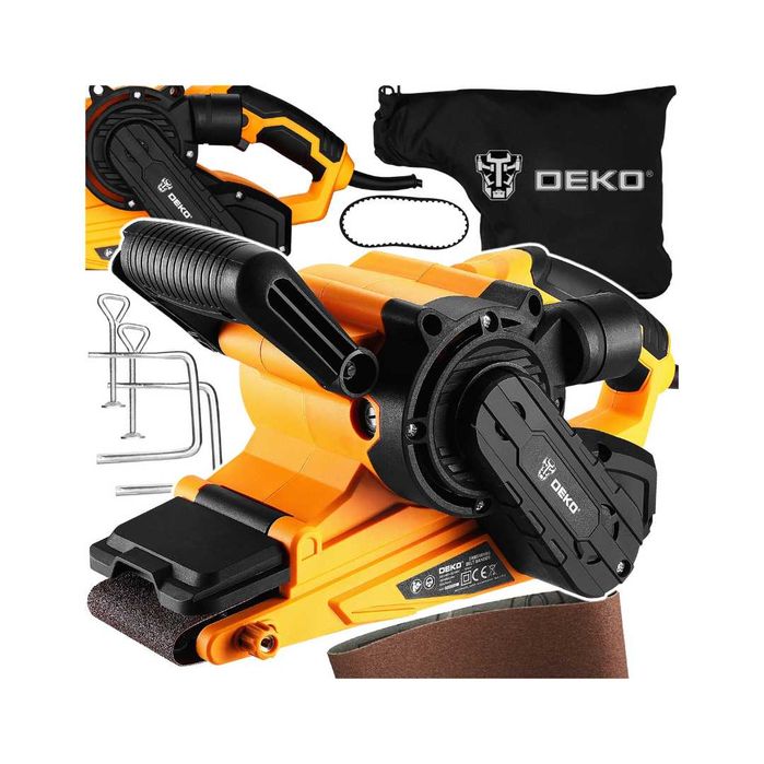 Szlifierka Taśmowa Sieciowa Do Drewna 1010W Czyszczarka Taśmówka Deko