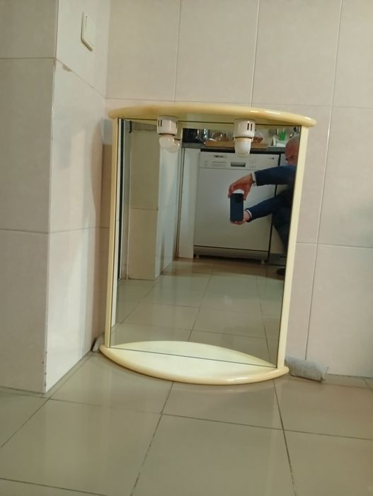Espelho wc com iluminação