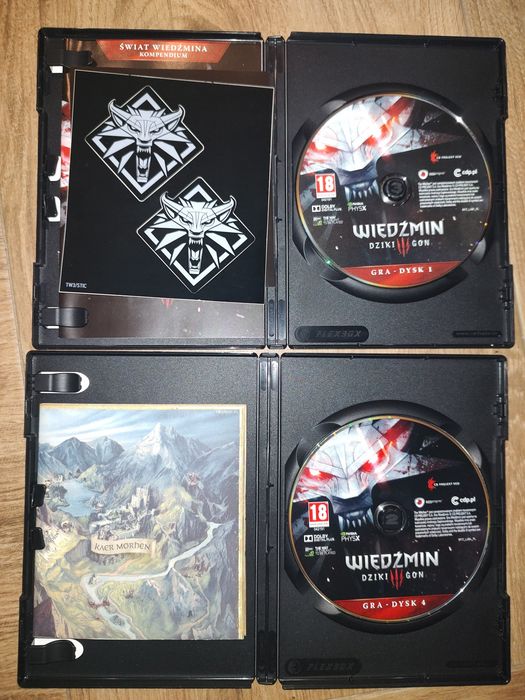 Wiedźmin Dziki Gon PC + dodatek karty do gry w gwint