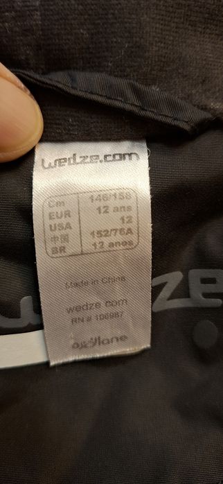 Зимовий лижний комбінезон Wed'ze (Decathlon) на 12 років, зріст146-158