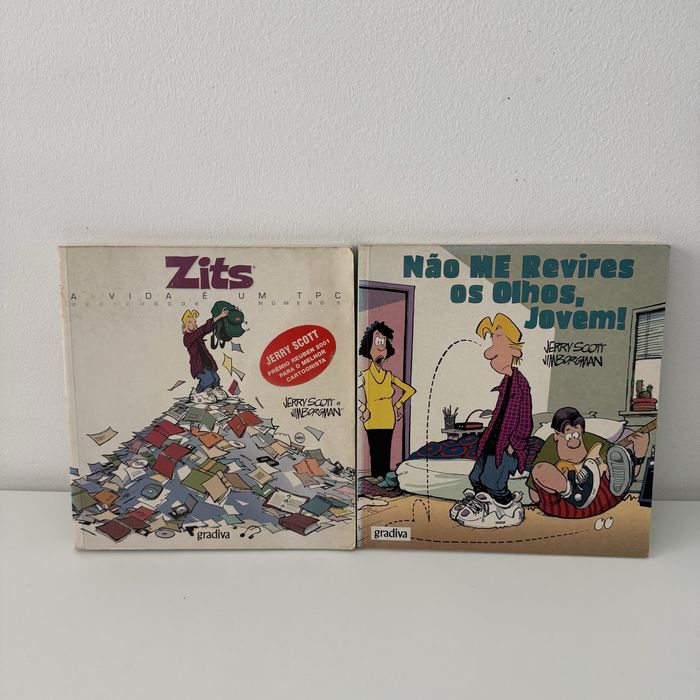 Livros “ZITS” banda desenhada de Jerry Scott e Jim Borgman