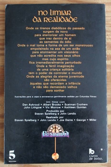 Livro "No Limiar da Realidade (Twilight Zone)" - Robert Bloch