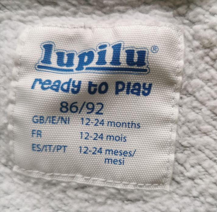 Bluza i spodnie dresowe Lupilu r. 86/92
