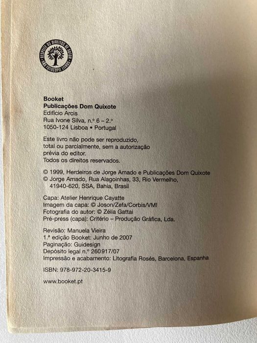 Gabriela, Cravo e Canela, de Jorge Amado