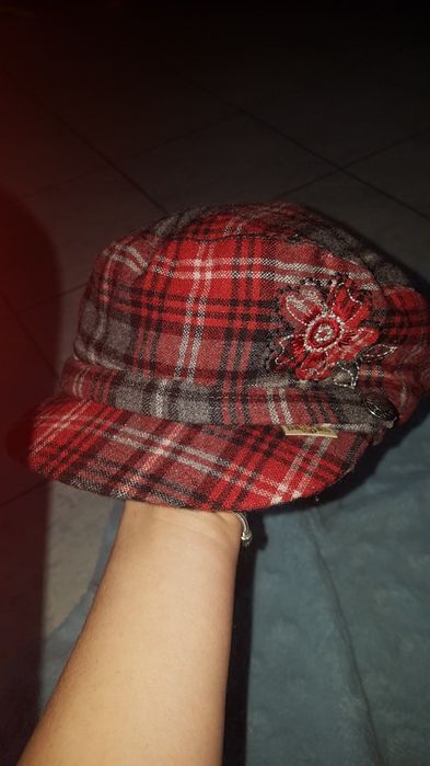 Czapka beret zimowa damska