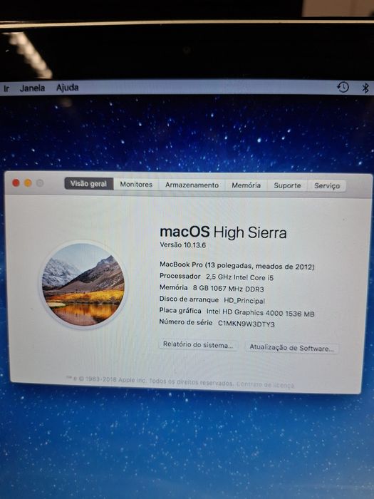 Macbook pro late 2012
