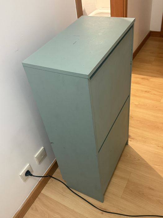 Sapateira ikea pintada