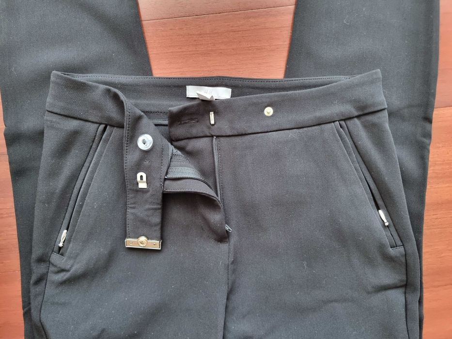 Calças pretas formais H&M, tamanho 34 - nunca usadas