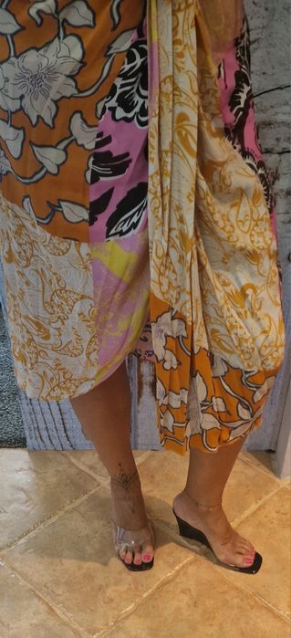 Klapki na koturnie r.39 Sweet shoes