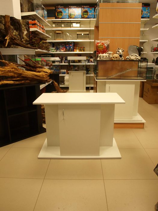 Szafka prosta pod akwarium 100x50x70 biała