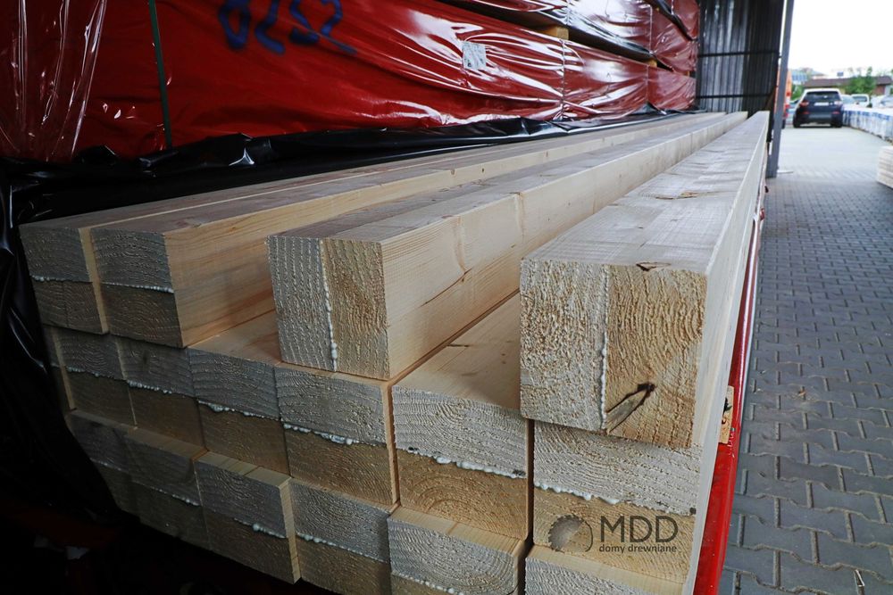 Drewno konstrukcyjne KVH C24, różne przekroje