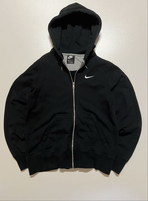 Vintage Y2K Nike Black Full Zip Hoodie вінтажне зіп худі nike