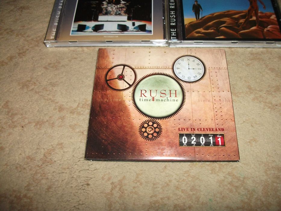 Kolekcja płyt CD zespołu RUSH