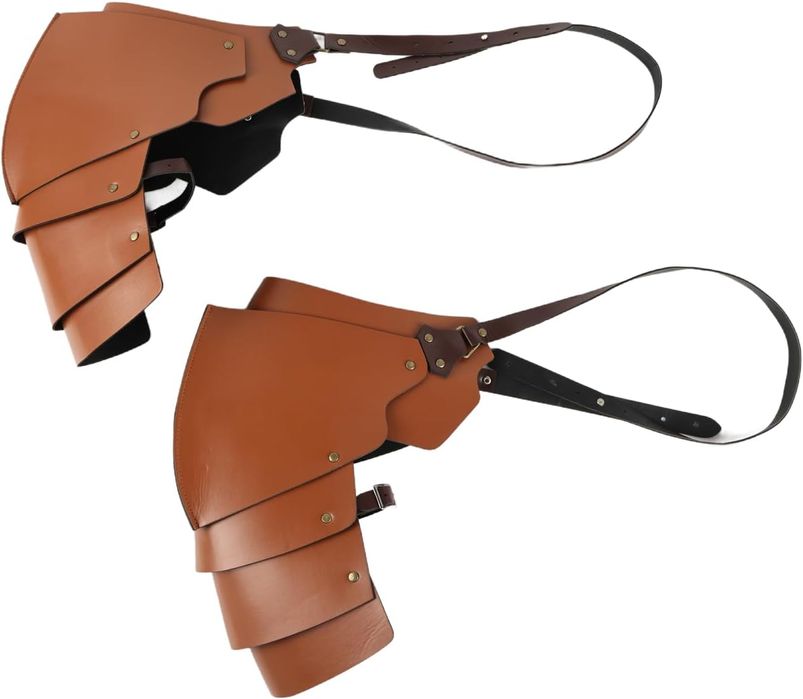 Kostium Średniowiecznego Wojownika - Naramienniki Rozmiar One Sieze