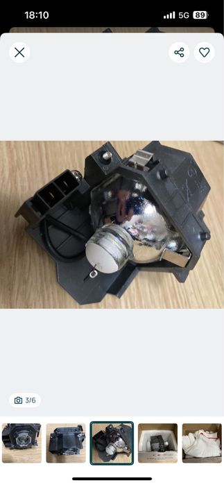 Epson EMP-400W / EB-410W Lâmpada para Projetor com Módulo - Novo