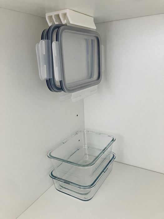 Organizador tampas tupperware