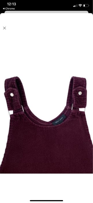 Вельветовий сарафан new look