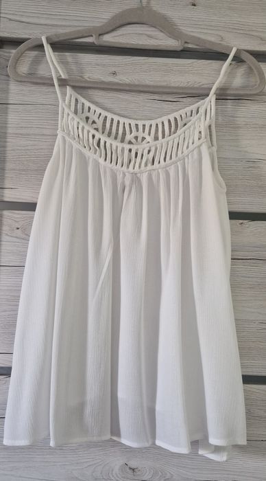 Biała koszulka na ramiączkach PEPE JEANS r. M