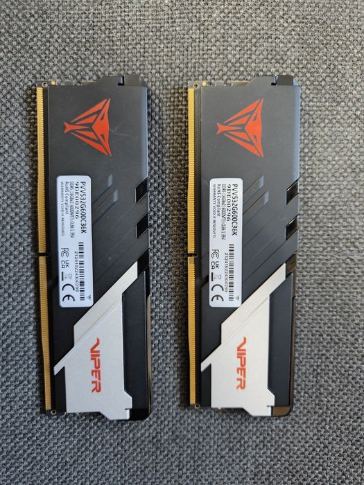 Оперативная память PATRIOT VIPER DDR5 16x2 32GB Гарантия 5 Лет !