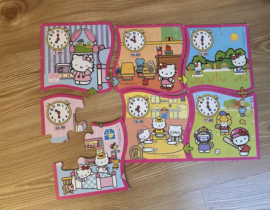 Pierwsze puzzle, historia obrazkowa