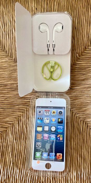 Apple iPod Touch Gen5 2013 com 32 GB. Amarelo como novo. Sem riscos. Caixa de origem.