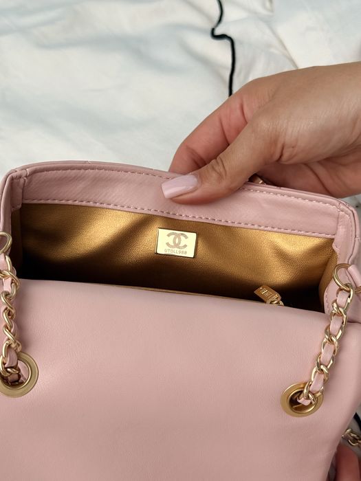 Сумка Chanel Mini 20 Classic Flap Bag in Pink with Gold