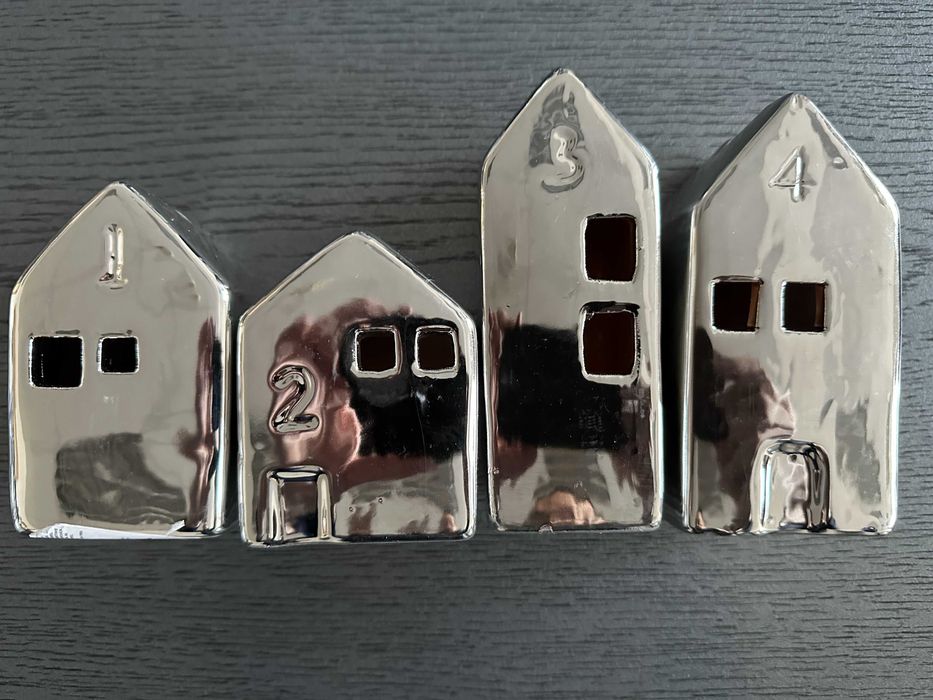 Świeczniki ceramiczne 4 szt.