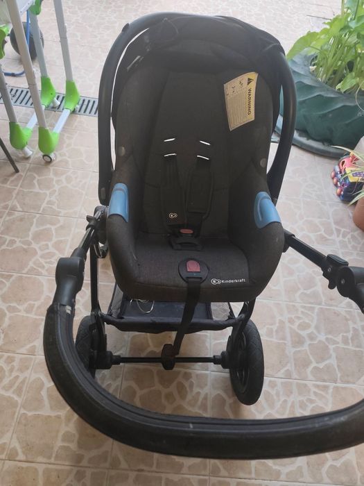 Carrinho bebe 3 em 1 kinderkraft