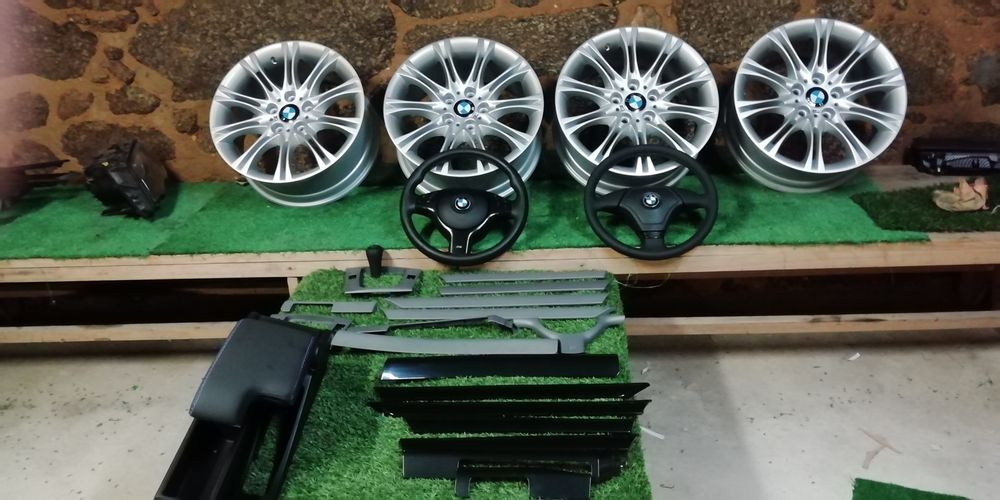 Volantes, Consola central apoio braço bmw e46 material personalizado