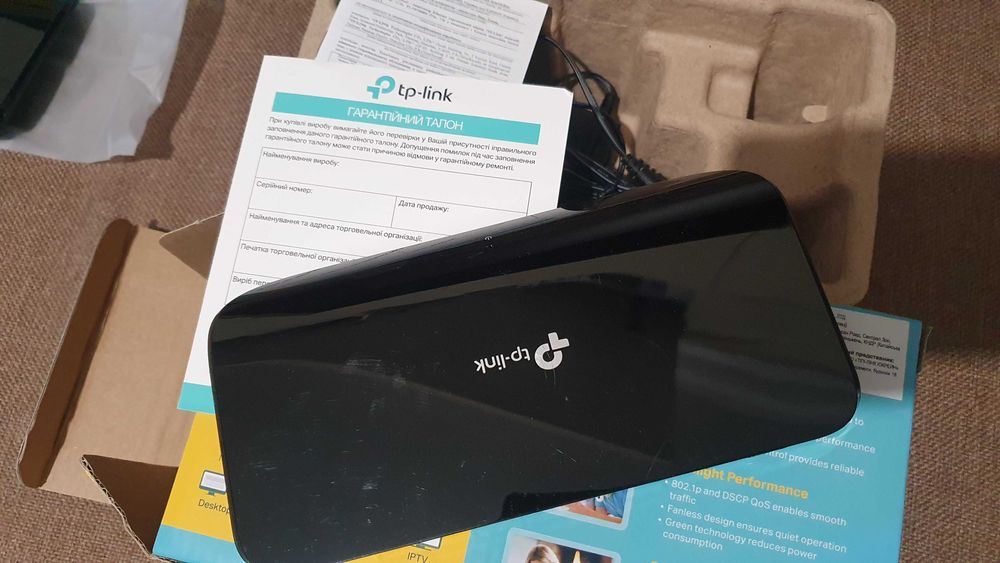 TP-Link TL-SG1008D 8-портовий гігабітний настільний комутатор